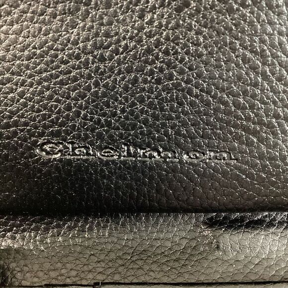 Chelmon Black leather Wallet - Picture 1 of 7